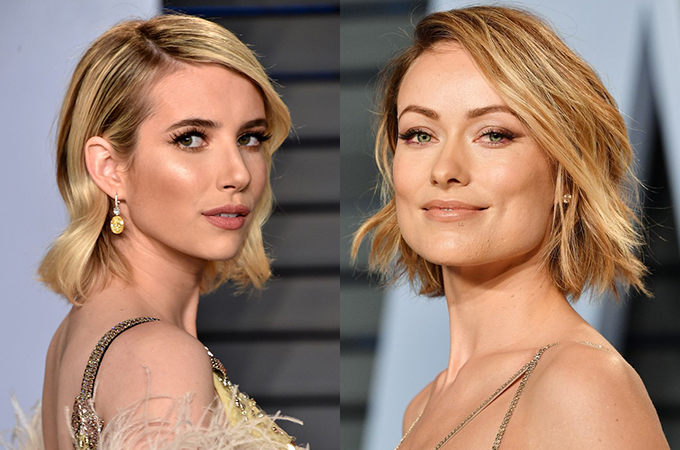 Maquiagem Emma Roberts e Olivia Wilde Oscar 2018